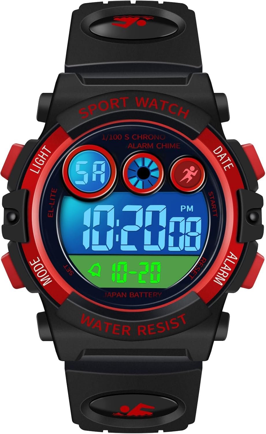 6119COS7iOL._AC_SL1500_.jpg Digital Outdoor Sport Waterproof Watches Stopwatch Wristwatch - Image 1