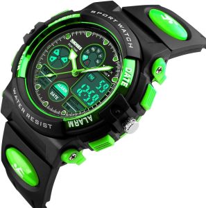 Dayllon Kids Digital Watch Outdoor Sports 50M Waterproof Electronic Watches Alarm Clock 12/24 H Stopwatch Calendar Boy Girl Wristwatch - Image 2