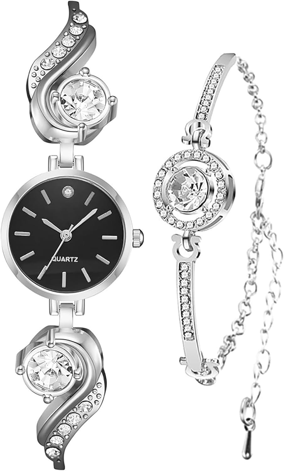 Ladies Watch Leisure Water Diamond Elegant Small and Exquisite Quartz Women's Wrist Watch