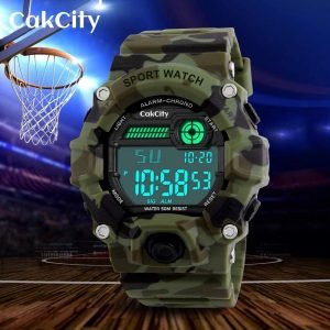 Boys Sport Watch,Waterproof Digital Electronic Casual Wrist Kids Sports Watch - Image 4