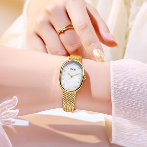 Quartz Watch - 30m Waterproof, Stainless Steel Mesh Band - Image 2