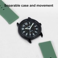 Women Analog Quartz Wrist Watch with Silicone Strap for Young Women Students Easy Read Waterproof Unisex Luminous Dial - Image 8