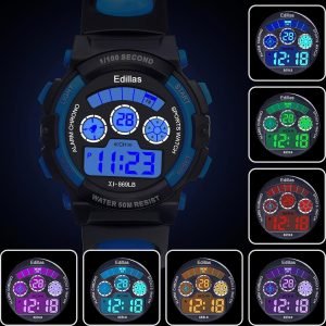 Watches Digital 7 Colors 50M Waterproof Watches - Image 2