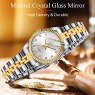 Watches for Women,Stainless Steel Ladies Wrist Watches, Waterproof Analog Watch with Luminous, Dainty Dress Watch, Gifts for Women - Image 3