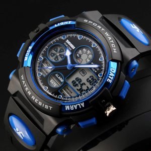 Kids Sports Watch Waterproof Boys Multi-Function Digital Wristwatch LED Alarm Stopwatch - Image 9