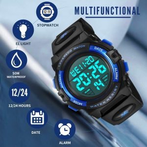 Men Watch Digital Watch Sport Outdoor Multifunction - Image 3