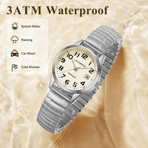 Watches for Women Watch, Waterproof Watches with Stainless Steel - Image 4