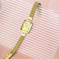Women Dainty Quartz Bracelet Watch Ladies Rectangle Mini Wrist Watches Small Fashion Waterproof All Stainless Steel Detachable Watch Band - Image 4