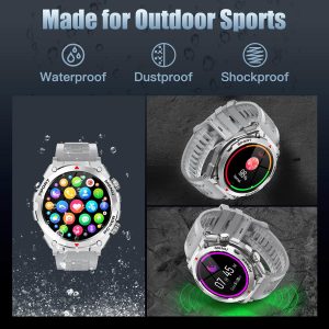 Smart Watch, 1.52-Inch Touch Screen Smartwatch with Text and Call, Heart Rate, Blood Oxygen - Image 5