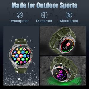 Smart Watch, 1.52-Inch Touch Screen  Smartwatch with Text and Call, Heart Rate and Activity Trackers - Image 5