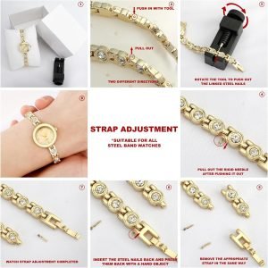 Waterproof Wrist Watch Small Thin Bracelet Quartz Watch - Image 7