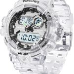 Digital Sports Watch 7 Color LED Light Large Digital Display