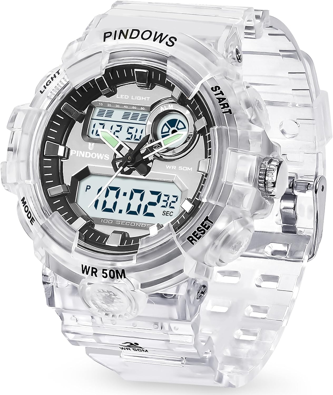 81xJCm1TnRL._AC_SL1500_.jpg Digital Sports Watch 7 Color LED Light Large Digital Display - Image 1